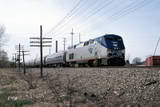 Amtrak Train #286 with battered power